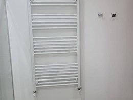 Detalle radiador toallero